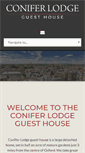 Mobile Screenshot of coniferlodgeguesthouse.com